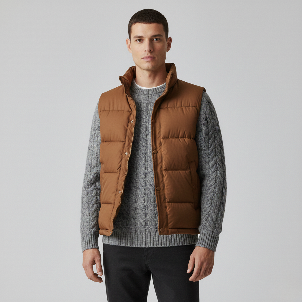 Sweter z dzianiny typu cable knit