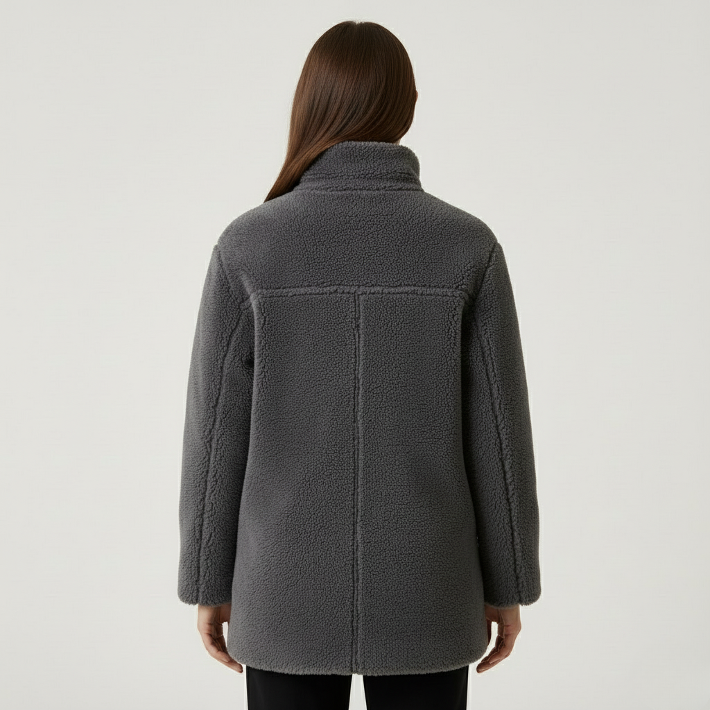 Kurtka ze sztucznego futra