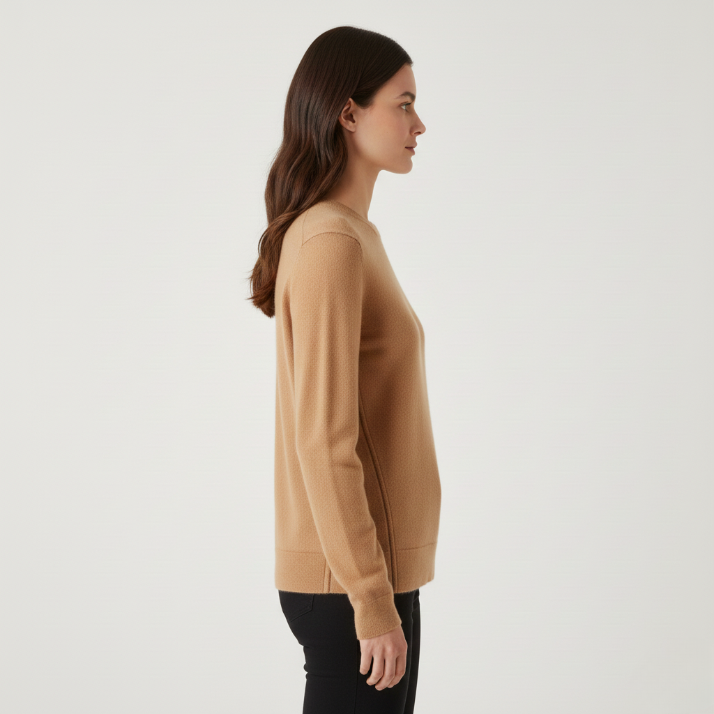 Sweter z okrągłym dekoltem