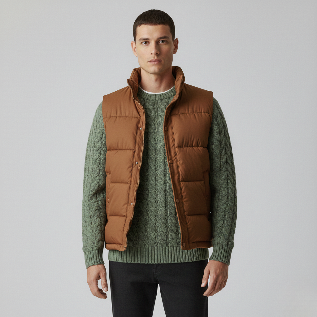 Sweter z dzianiny typu cable knit