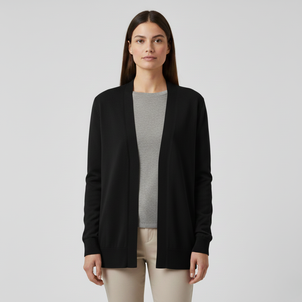 Sweter z otwartym przodem