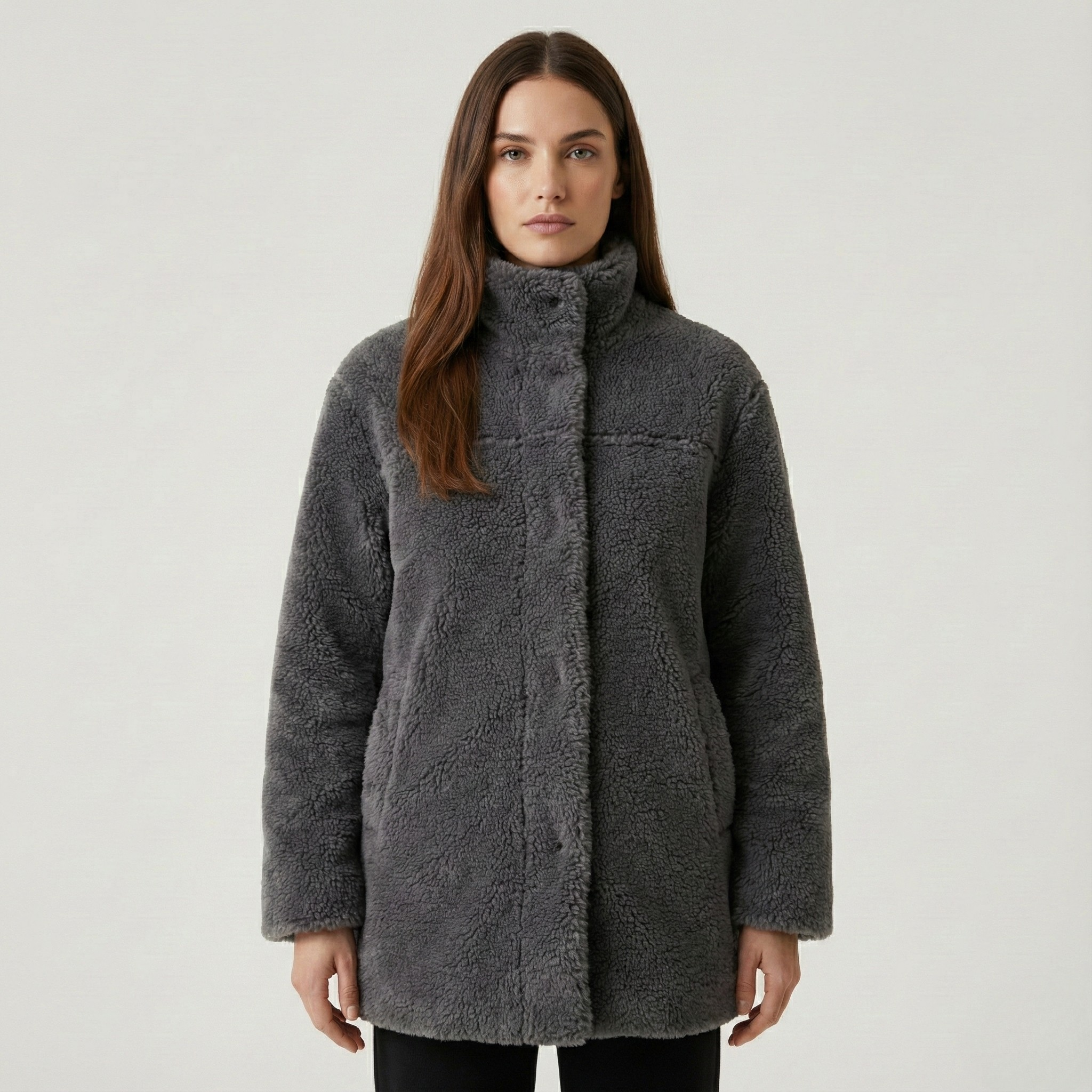 Kurtka ze sztucznego futra