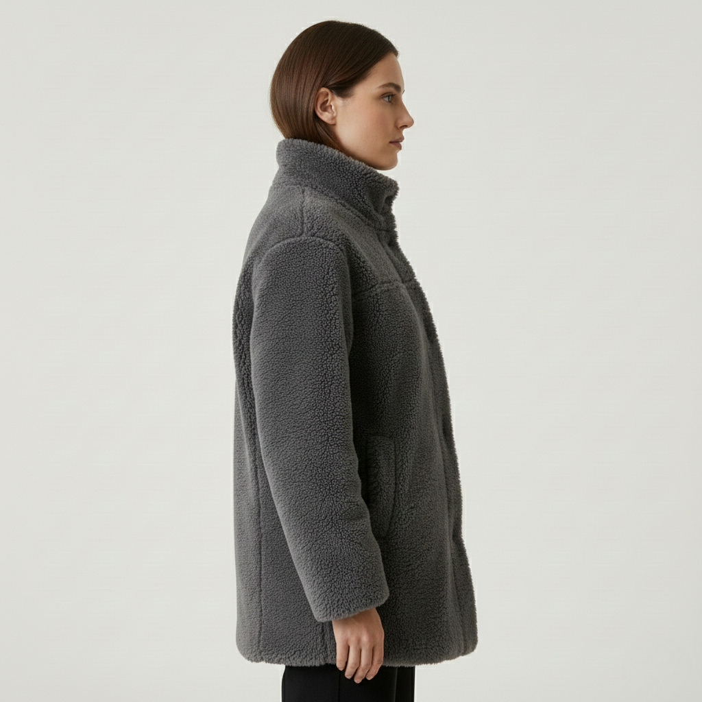 Kurtka ze sztucznego futra